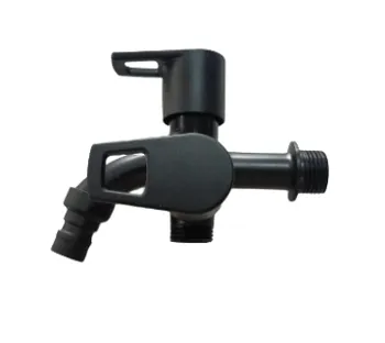 Gambar Keran Air Brachio Keran double hitam Black Series 1/2 inch di Juragan Material