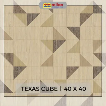 Gambar Keramik Milan Texas Cube - 40x40 di Juragan Material