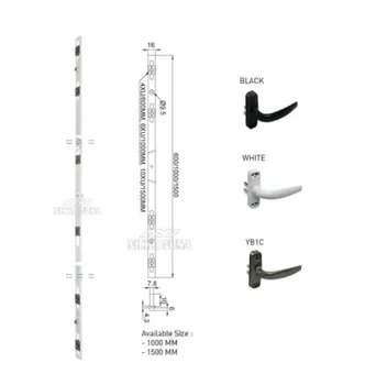 Gambar Pegangan Pintu Dekkson Espanyolet EPL AL 874A 1000MM di Juragan Material
