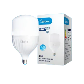 Gambar Lampu & Armatur  Midea LED T-Bulb - 10 Watt, 3000k di Juragan Material