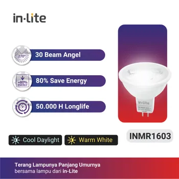 Gambar Lampu & Armatur  In-Lite Spotlight / INMR1603 / 5 Watt di Juragan Material