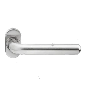 Gambar Pegangan Pintu Dekkson Handle LHTR 0017 Oval - Mat Black di Juragan Material