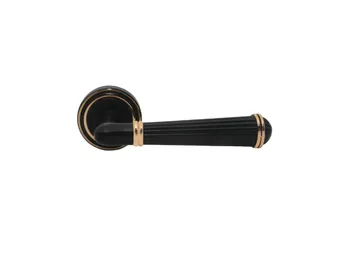 Gambar Pegangan Pintu Dekkson LHR 22-1021 MATT BLACK+GOLD di Juragan Material