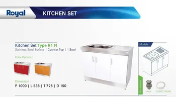 Gambar Alat Bantu Kerja Royal Kitchen Set Royal 1 N di Juragan Material