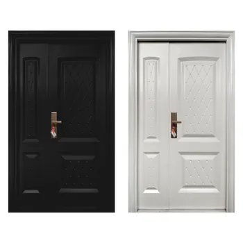 Gambar Pintu Besi/Baja Decha Door Elegant 120.04 - Mother & Son - Hitam di Juragan Material