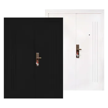 Gambar Pintu Besi/Baja Decha Door Elegant 150.02 - Double Door - Putih di Juragan Material