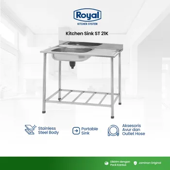 Gambar Bak Cuci Piring  Royal Portable ST 21 K di Juragan Material