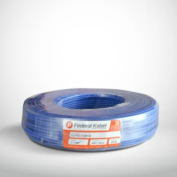Gambar Kabel Listrik Federal NYA 1X4mm² @50 meter - 50m, Hitam di Juragan Material