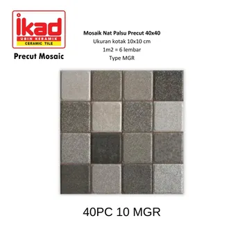 Gambar Keramik Ikad Precut 40PC MGR - 40x40cm, Anti Slip di Juragan Material