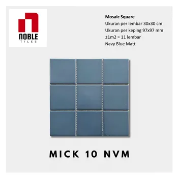 Gambar Keramik Noble Tile Mosaic MICK 10 NVM - 30x30 Cm, 97x97 Mm di Juragan Material