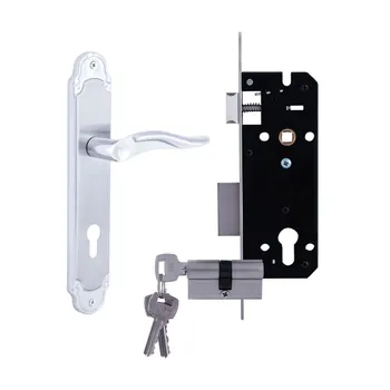 Gambar Pegangan Pintu Bellezza Handle Set HPS.127.002 BZ US15 + US26 di Juragan Material