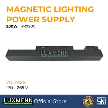 Gambar Lampu & Armatur  Luxmenn LED LUX - HRX200 / 200 Watt / Magnetic Track Light Power Supply di Juragan Material