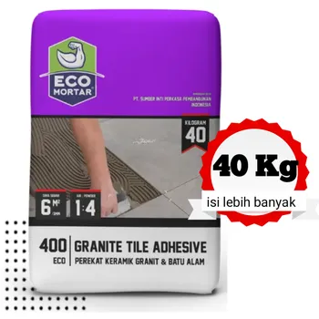 Gambar Mortar Eco 400 Perekat Granit dan Keramik 40kg di Juragan Material