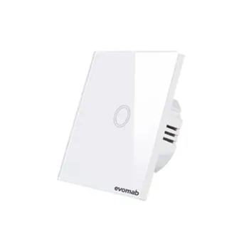Gambar Outlet Listrik Evomab Touch Wallswitch 1 Tombol ESNP-SWS1 di Juragan Material