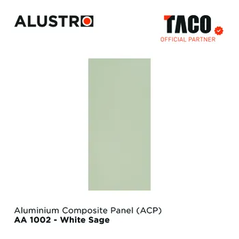 Gambar Panel Alustro ACP AA-1002-White Sage PE 3MM Skin 0.1MM di Juragan Material