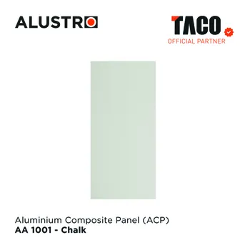 Gambar Panel Alustro ACP AA-1001 Chalk PE 3MM Skin 0.1MM di Juragan Material