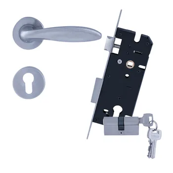 Gambar Pegangan Pintu Bellezza Handle Set HRES.278.15BZ SET US32D di Juragan Material