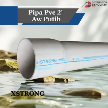 Gambar Pipa PVC Xstrong Ukuran 2" Tipe AW Warna Putih di Juragan Material