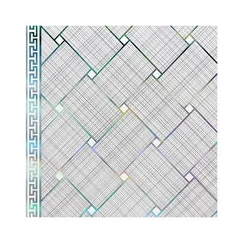 Gambar Plafon PVC Shunda Plafon PL 2515 ( Silver Woven Pattren ) - Panjang 3m di Juragan Material