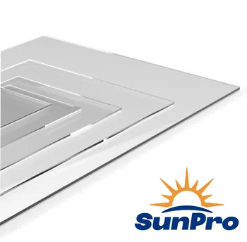 Gambar Polycarbonate Sunpro Solid Sheet / Flat 3mm - 210cm - Clear di Juragan Material