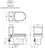 Gambar Kloset Duduk Aer Washdown Two Piece Toilet TWC 01 2 di Juragan Material
