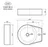 Gambar Wastafel Aer Top Counter Washbasin CWH 08 O 2 di Juragan Material