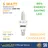 Gambar Lampu & Armatur  Luxmenn LUX-CBW / 5 Watt / Fitting E14 - Tipe Bohlam - Kuning 3000k 1 di Juragan Material