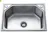 Gambar Bak Cuci Piring  Deluxe Kitchen Sink GE6145D 1 di Juragan Material