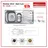 Gambar Bak Cuci Piring  Meridian PZ-10249 2 di Juragan Material