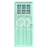 Gambar Pintu Alumunium Alphamax Max 16 - EU - Mint Green 1 di Juragan Material