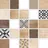 Gambar Keramik Asia Tile Regal Brown - 25x25 1 di Juragan Material