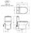 Gambar Kloset Duduk Aer Siphonic One Piece Toilet OSC 15 2 di Juragan Material