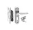 Gambar Pegangan Pintu Solid Small Handle On Plate SHP 82.02 1 di Juragan Material
