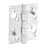 Gambar Engsel Pintu Dekkson Safe Guard Hinge ESS SGH 4X3X3MM 2BB SSS 2 di Juragan Material