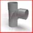 Gambar Aksesoris Pipa Rucika PVC Large Radius Tee 2 1/2" x 2"  Tipe AW 1 di Juragan Material