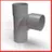 Gambar Aksesoris Pipa Rucika PVC Large Radius Tee 2 1/2" Tipe AW 1 di Juragan Material