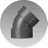 Gambar Aksesoris Pipa Rucika PVC Elbow 3" (45 derajat) Tipe D 1 di Juragan Material