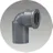 Gambar Aksesoris Pipa Rucika PVC Faucet Elbow 3/4" Tipe AW 1 di Juragan Material
