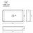 Gambar Wastafel Aer Counter Top Washbasin CWB 12-R 2 di Juragan Material