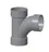 Gambar Aksesoris Pipa Lesso PVC Large Radius Tee 2 1/2" Tipe D 1 di Juragan Material