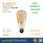 Gambar Lampu & Armatur  Luxmenn Filamen Edison LUX-ST64 / 4 Watt / Fitting E27 - Tipe Bohlam 1 di Juragan Material