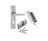 Gambar Pegangan Pintu Solid Small Handle On Plate SHP 84.02 1 di Juragan Material