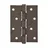Gambar Engsel Pintu Dekkson Hinge Nylon ES IR 4X3X2MM 4NR - 4nr Black 1 di Juragan Material
