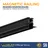 Gambar Lampu & Armatur  Luxmenn LED LUX - MRL1 / Magnetic Track Light Railing, Recessed Mounted - 1 Meter - Railling 1 M 1 di Juragan Material